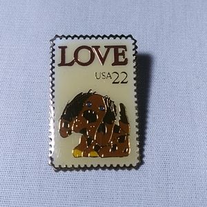 LOVE Stamp Pin